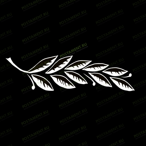 лавровая ветвь на памятник мужчине