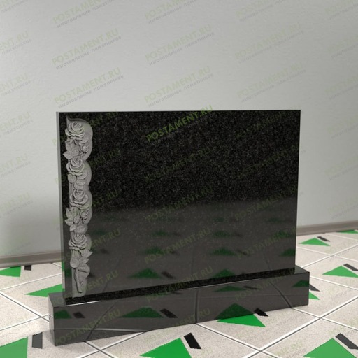 Памятник с розами 17651