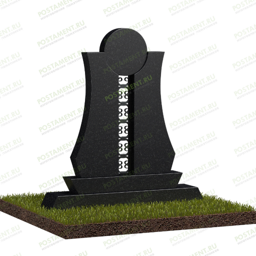 Памятник с металлом на могилу