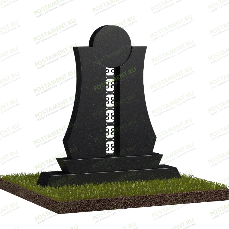 Памятник с металлом на могилу
