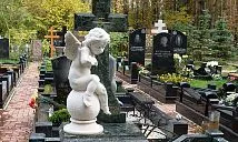 Фигурки ангела на могилу