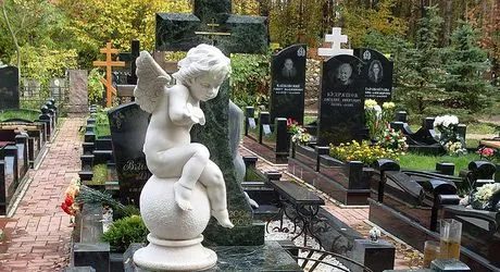 Фигурки ангела на могилу