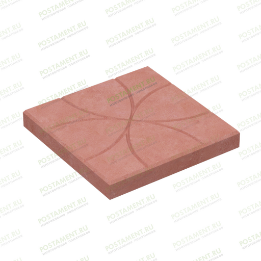 Отмостка захоронения тротуарной плиткой 60111