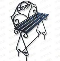 Лавка кованая 50113 для оформления могилы