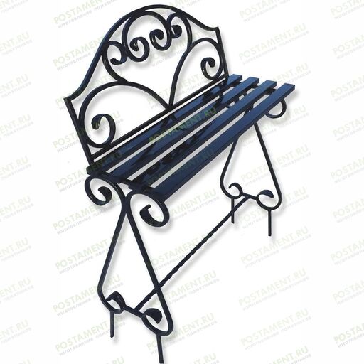 Лавка кованая на могилу из металла 50113