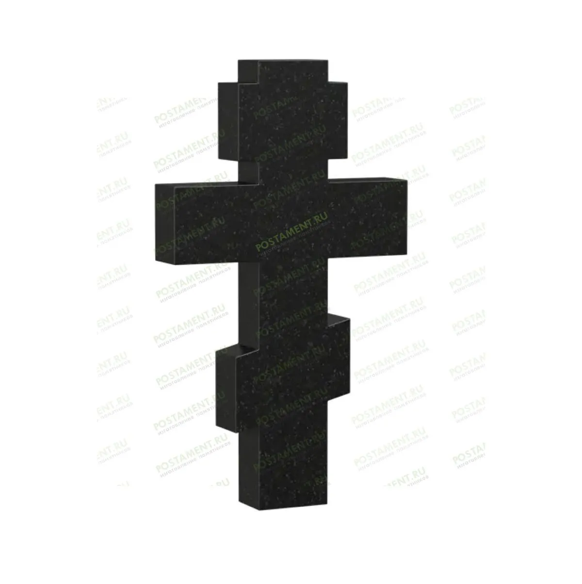 Восьмиконечный крест на могилу из гранита 17905