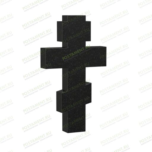 Восьмиконечный крест на могилу из гранита 17905