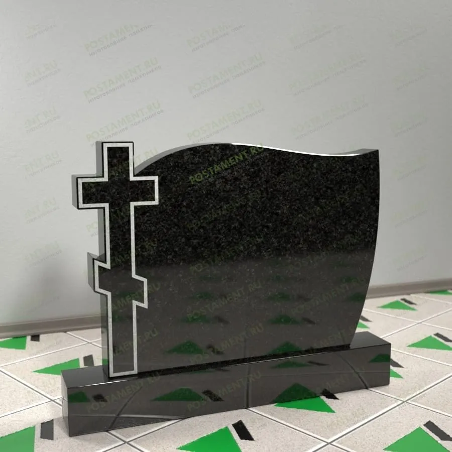 Двойной памятник с крестом 15900