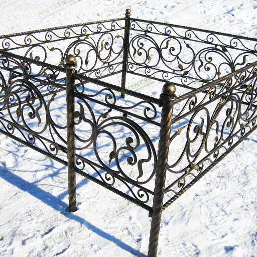 Кованая ограда дорогая