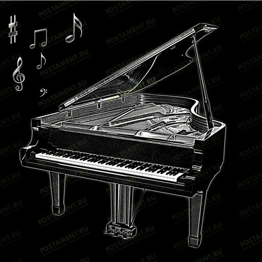 Рояль на памятник музыканту или пианисту