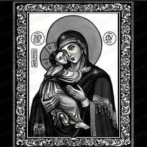 Икона Богородица 98043