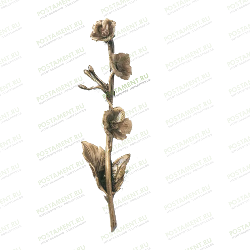 Веточка на памятник из бронзы 82032