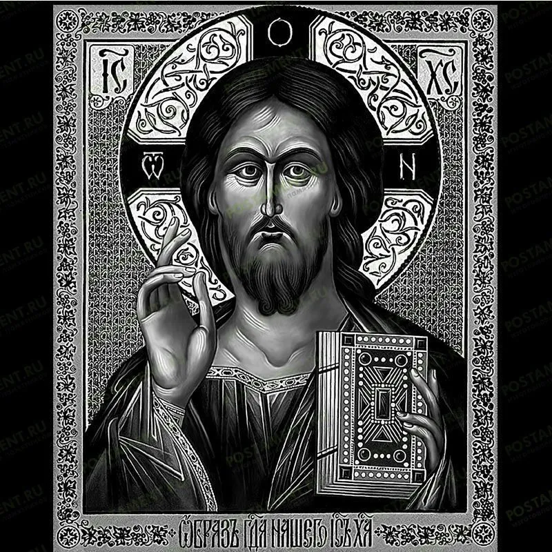 Икона Иисус Христос на памятник 98034