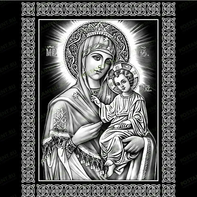 Икона Богородица на памятник 98031