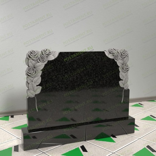 Памятник с розами 17659