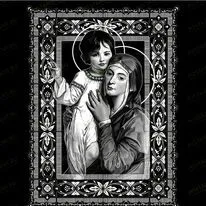 Икона Богородица с младенцем 98044