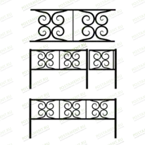 Ограда кованая 32019