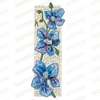 Мозаика с цветами на памятник 82606