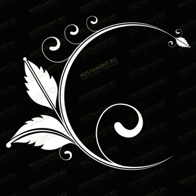 Художественное оформление узор на памятник 96022