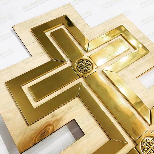 Крест православный из нержавеющей стали 82197