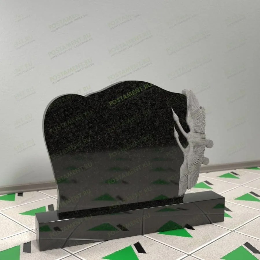 Памятник с лебедями 17786