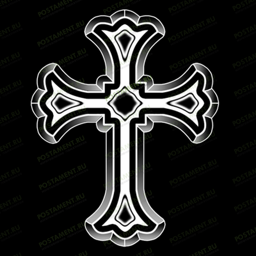 Крест простой на памятник 93030