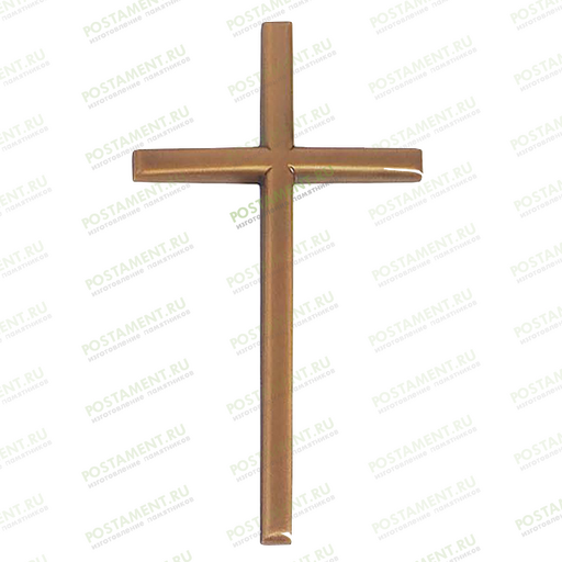 Крестик на памятник католический бронза 82072