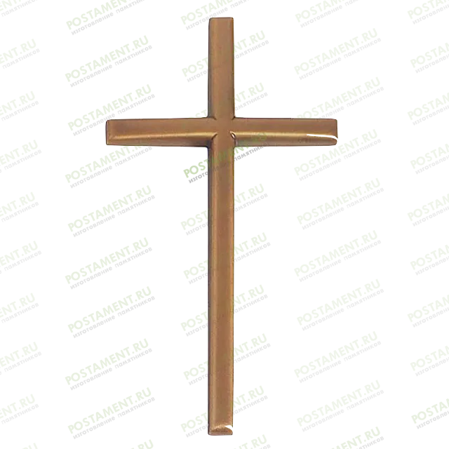 Крестик на памятник католический бронза 82072