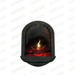 Свеча из керамики на памятник 91983