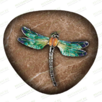 Стрекоза из керамики на памятник 91971