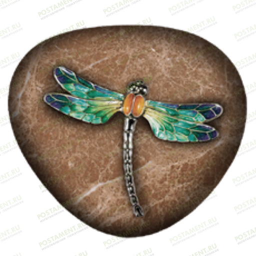Стрекоза из керамики на памятник 91971