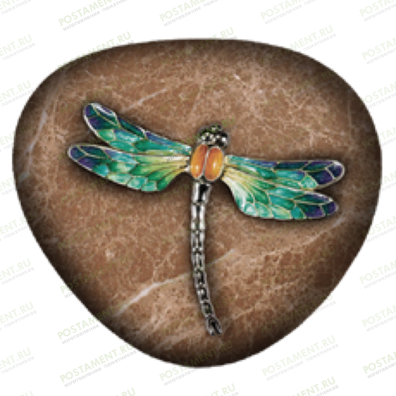 Стрекоза из керамики на памятник 91971