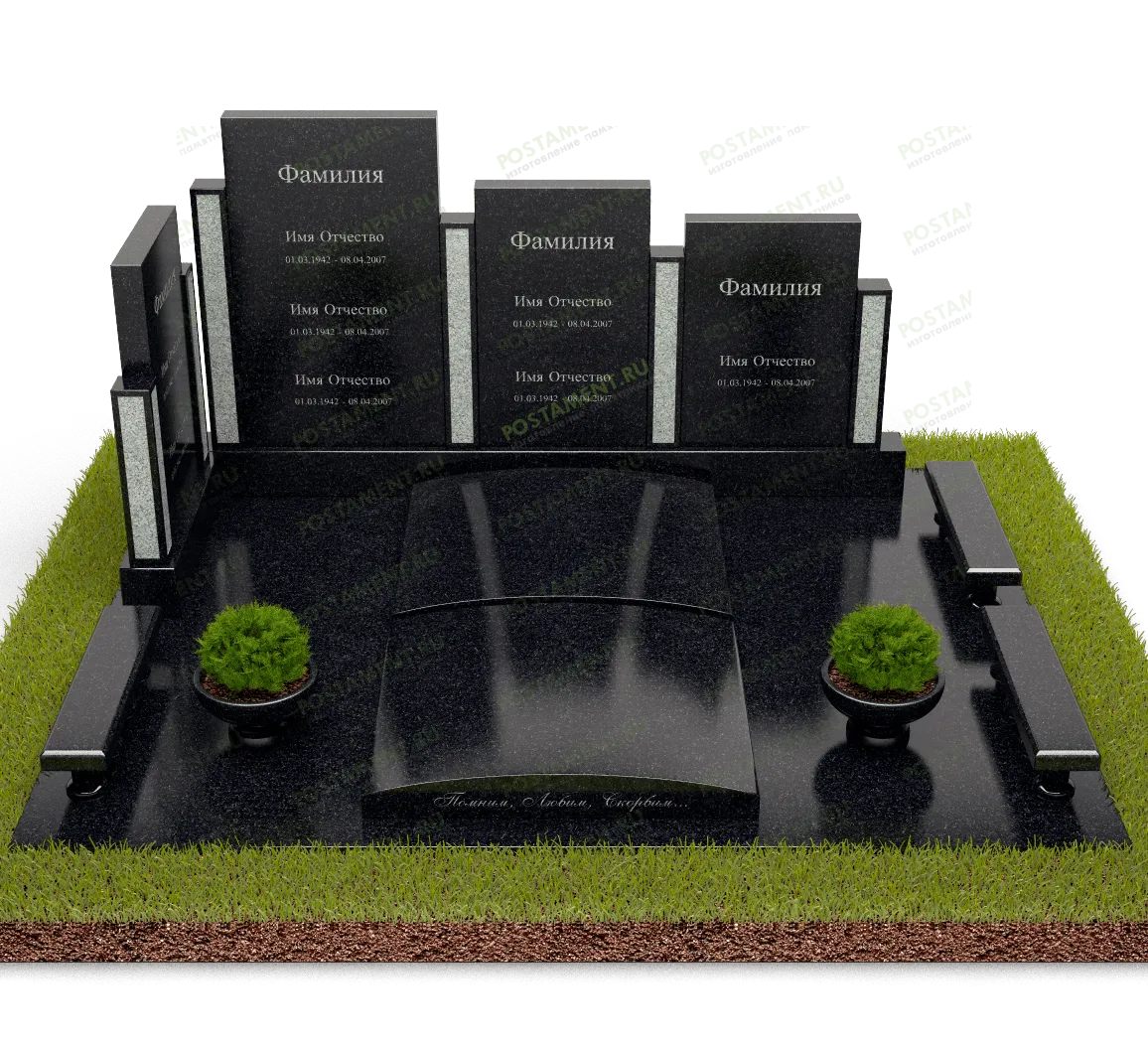 Элитный комплекс из гранита большой 18865