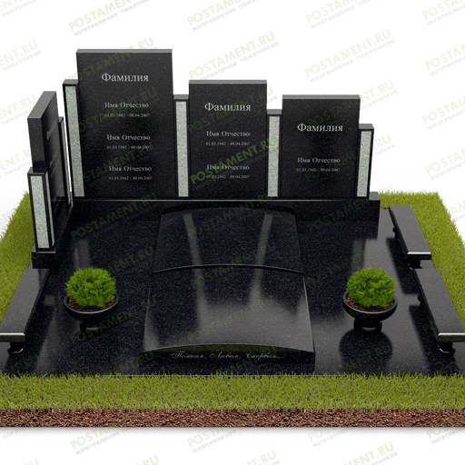 Элитный комплекс из гранита большой 18865