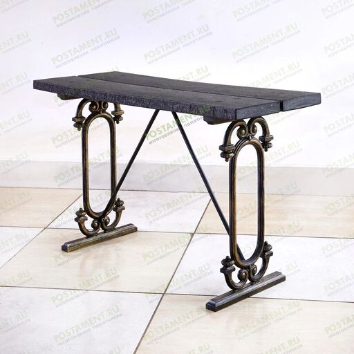 Лавочка на кладбище чугунная 82972