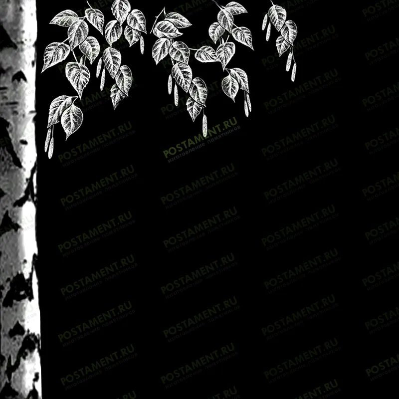 березка оформление надгробия