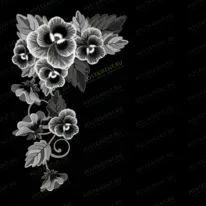 Виньетка с цветами 96037