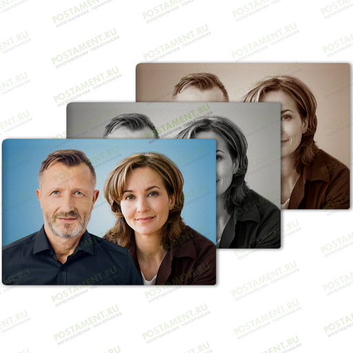 Портрет на двоих на керамике 91835