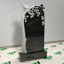 Памятник с голубем и крестом № 12133