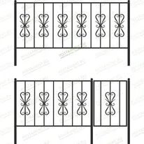 Ограда высокая 33011