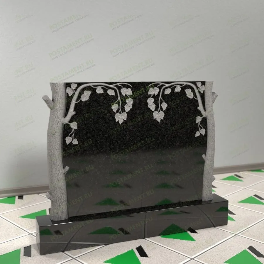 Памятник с березами 17770