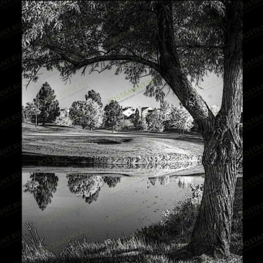 Природа для гравировки на памятник 99026