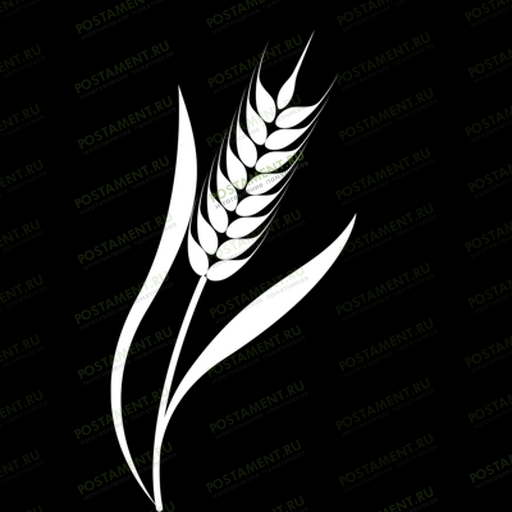 Колос с зерном для оформления памятника 95011