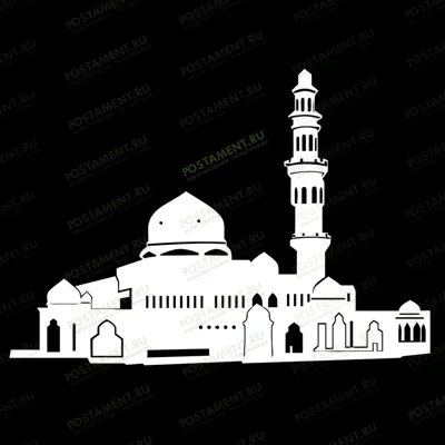 Гравировка мечети на памятник 97031