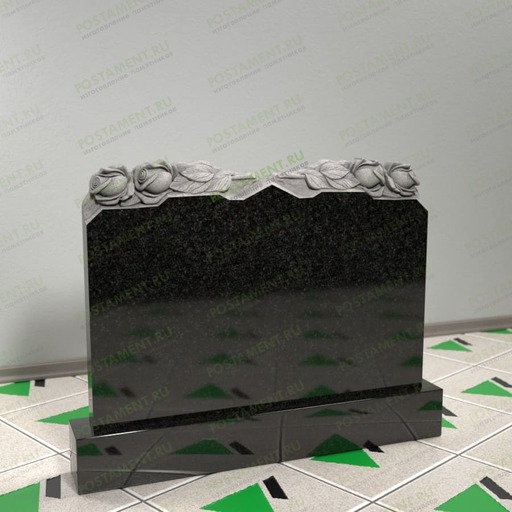 Памятник с розами 17656