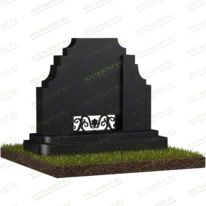 Памятник с декором из металла № 18539