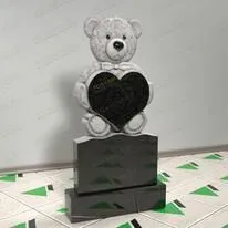 Памятник с мишкой № 13301