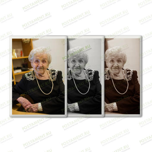 Фотокерамика прямоугольная на памятник 91825