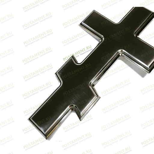 Крест восмиконечный из нержавеющей стали 82193