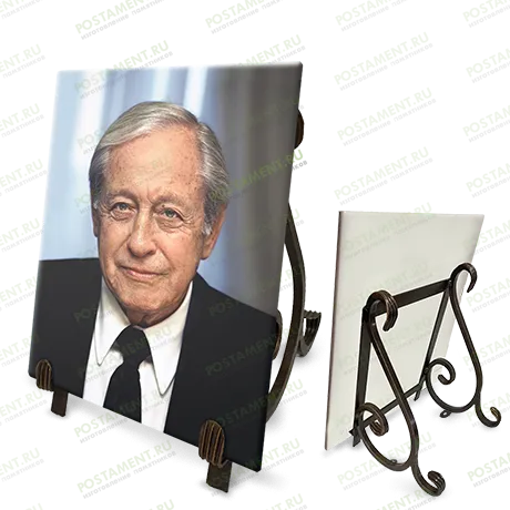 Подставка под керамику на памятник из стали 92304